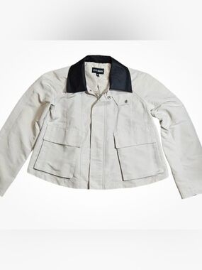 Steve Madden Womens Women's Justina Contrast-Collar Trench XS
NWOT